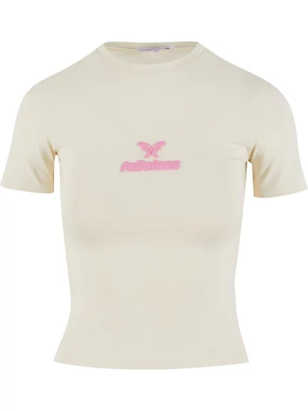 Felicious Tricou crem / deschis roz