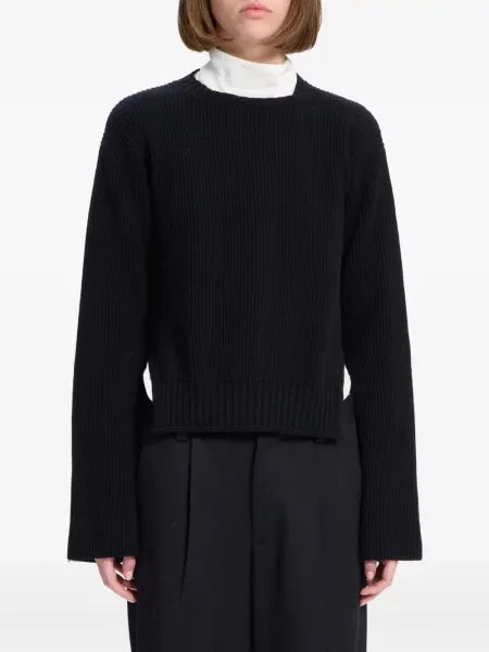 Pulover Ann Demeulemeester din cașmir negru