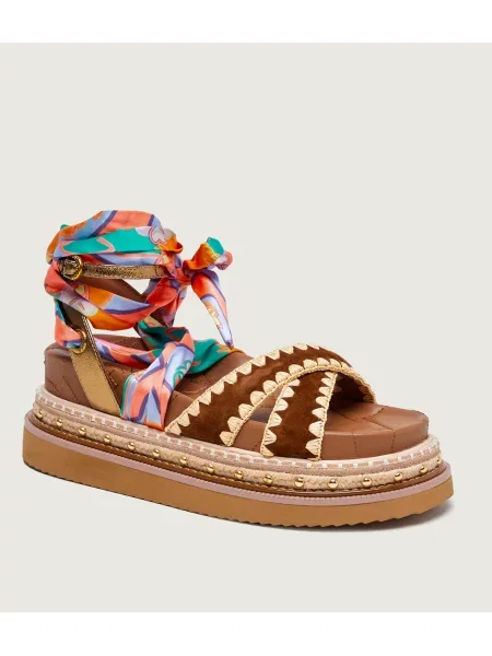 Kurt Geiger Sandale ORSON | piele întoarsă maro