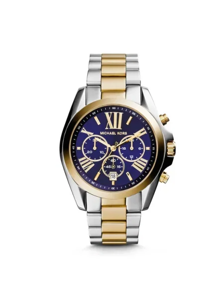 MICHAEL Michael Kors Analógové hodinky Chronograph / zlatá / strieborná modrá