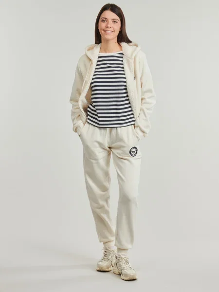 Nohavice Emporio Armani béžová