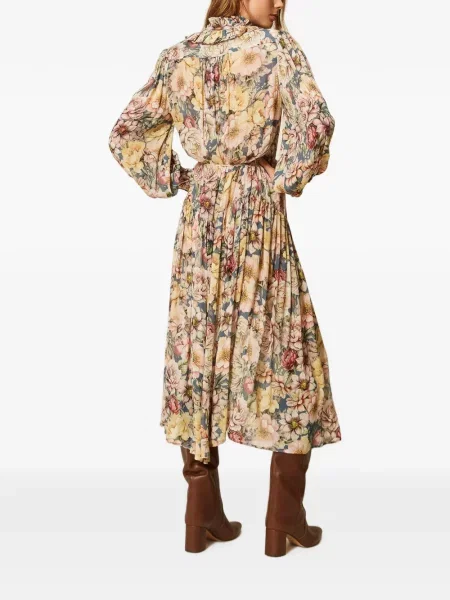 Lung rochie Twinset cu model floral