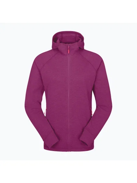 Женски суитшърт Rab Nexus Hoody mulberry виолетово