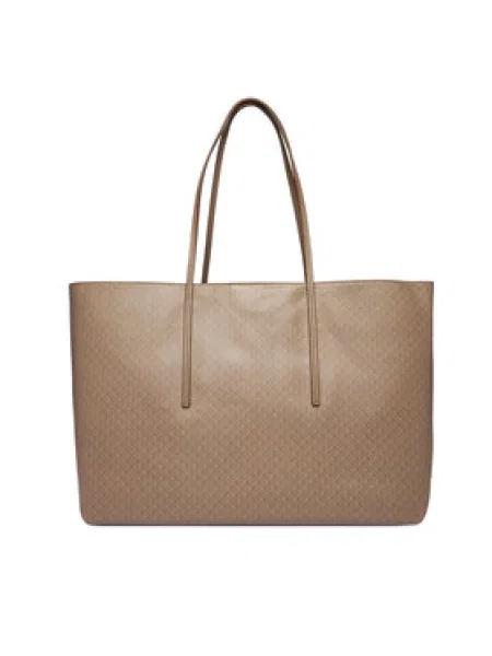 Calvin Klein Shopper torba svijetlosmeđa / kaki bež