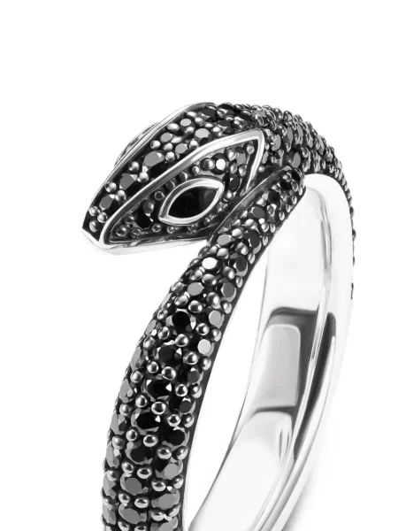Inel Thomas Sabo cu model piele de șarpe