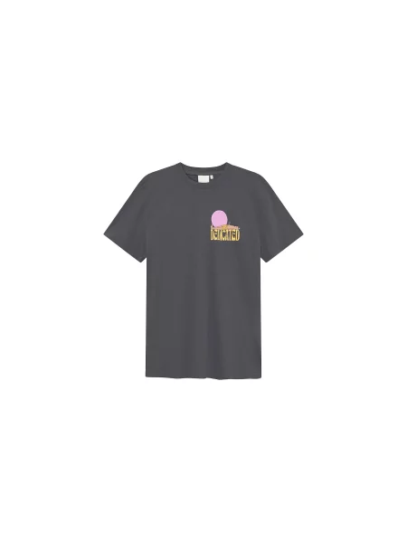 Dedicated T-shirt Stockholm Vacay Logo Charcoal Mężczyźni Koszulki Dedicated Size: S szary