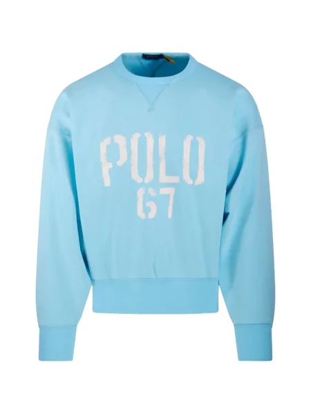 Pulover Ralph Lauren Collection cu imagine albastru