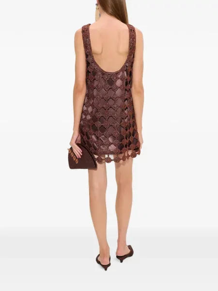 Rochie mini Simon Miller tricotate maro