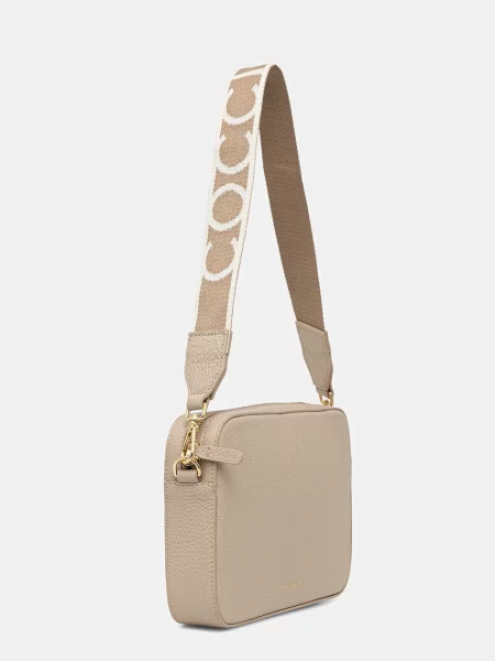 Шкіряна сумочка Coccinelle TEBE фіолетовий