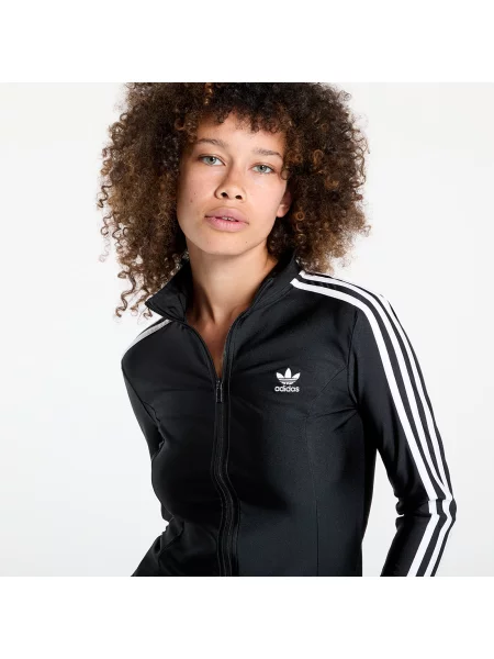 Яке Adidas на райета с принт черно
