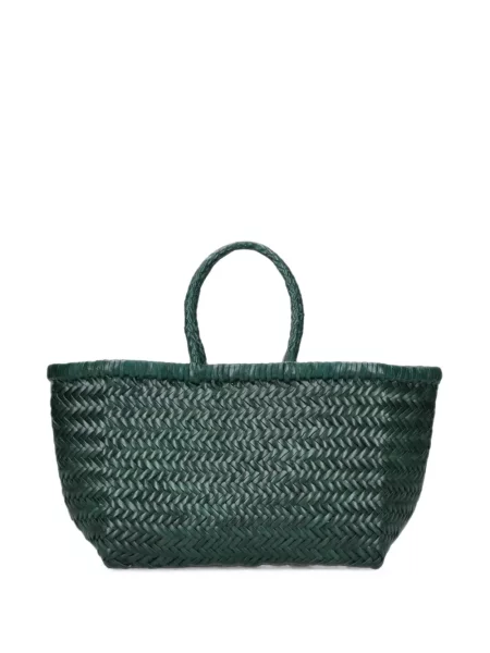 Geantă shopper Dragon Diffusion din piele verde