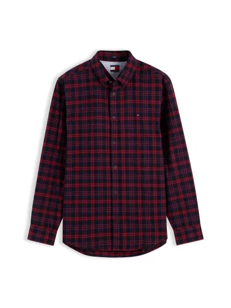 Tommy Jeans Cămașă albastru / roșu negru