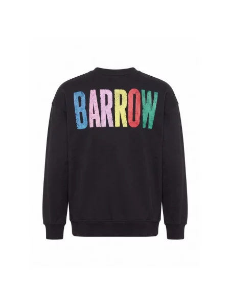 Bluza Barrow z okrągłym dekoltem czarna