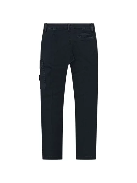 Spodnie cargo dziecięce Stone Island czarne