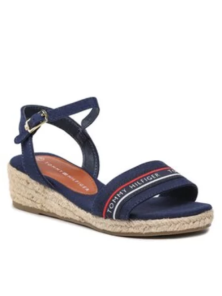 Tommy Hilfiger Espadrilles Rope Wedge Sandal M Sötétkék