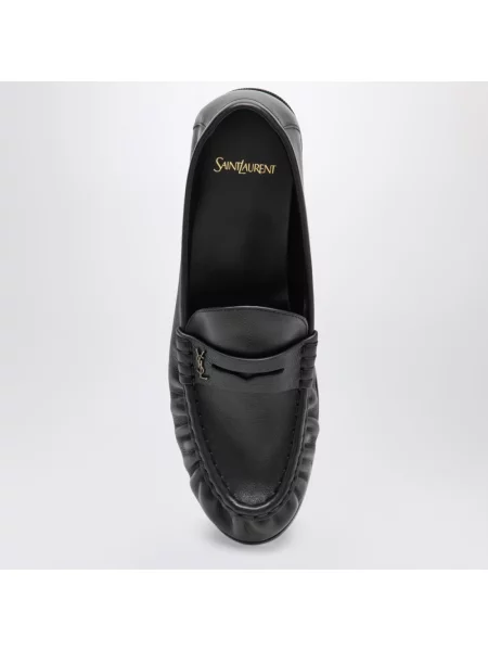 Półbuty Saint Laurent skórzane czarne