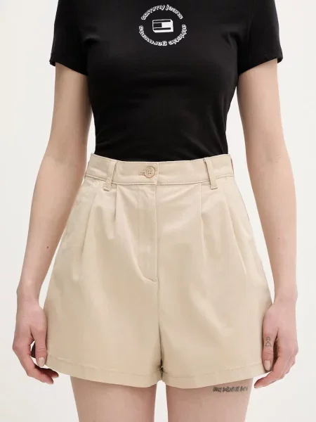 Tommy Jeans szorty z beżowe
