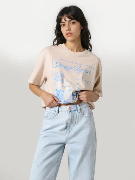 Широкі джинси синій