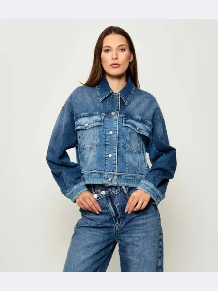 Marc Cain Geacă de blug albastru