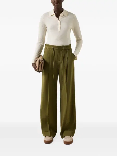 Lung tricou polo Bogner alb