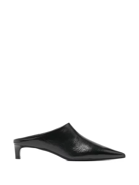 Papuci tip mules Jil Sander negru