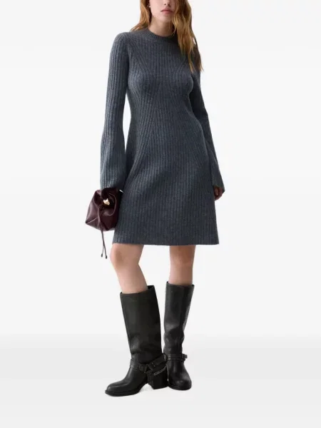 Scurt rochie Liu Jo tricotate gri