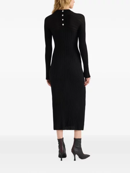 Rochie Proenza Schouler de mătase negru
