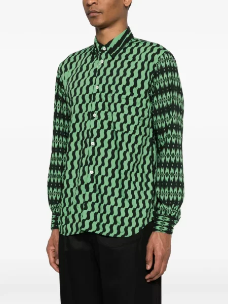 Cămașă Comme Des Garcons Homme Plus verde