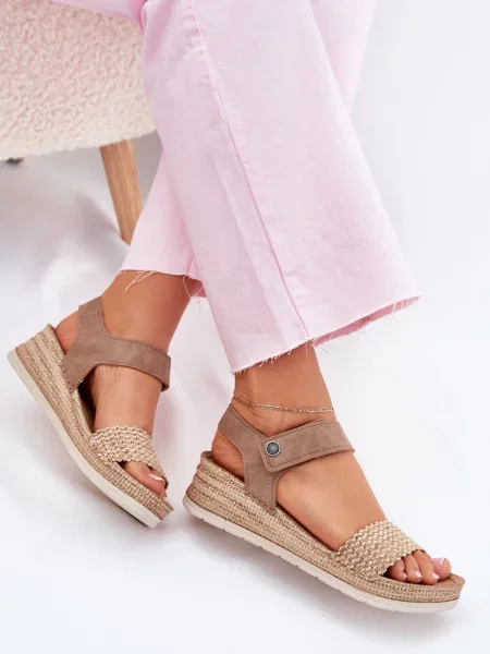 Sandali Inblu s polno peto bela