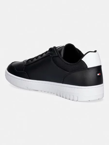 Tommy Hilfiger BASKET CORE LITE LTH sneakersy skórzane czarne