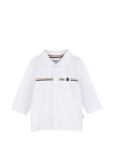 Koszulka polo dziecięca Bosswear biała