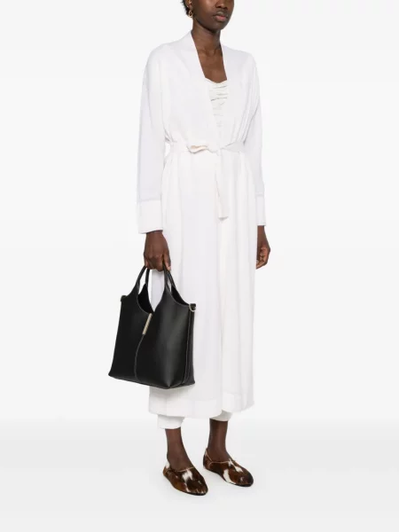 Geanta de piele Tod's din piele negru