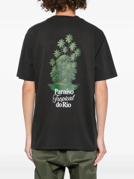 Tricou Melt cu imagine gri