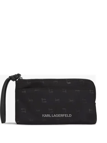 Pénztárca Karl Lagerfeld fekete