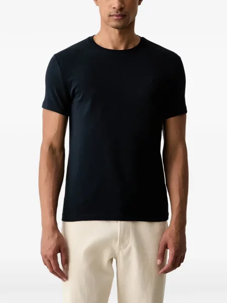 Tricou Trussardi cu broderie negru