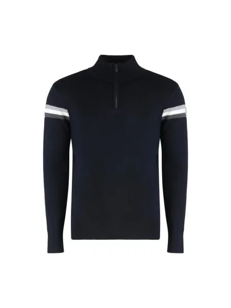 Sweter Fusalp wełniany niebieski