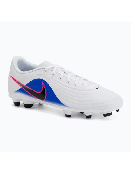 Încălțăminte de fotbal pentru bărbați Nike Tiempo Maestro Club FG/MG white/racer blue/pink blast/black alb