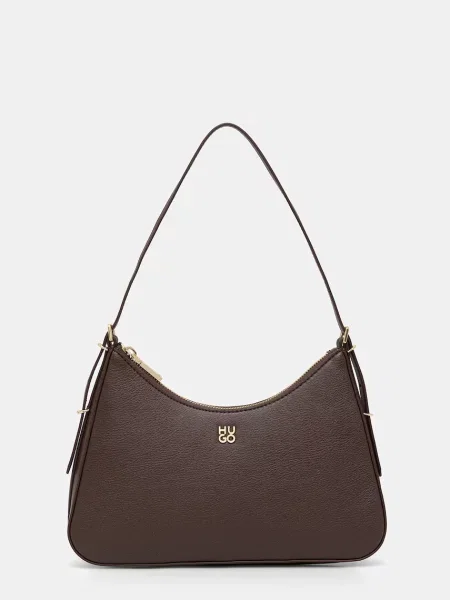 HUGO torebka z imitacji skóry Neeko PN_Sh. Bag brązowa