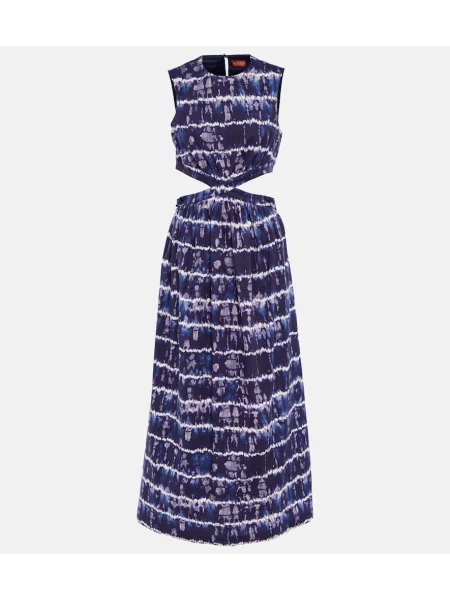 Rochie midi Altuzarra până la genunchi de costum albastru