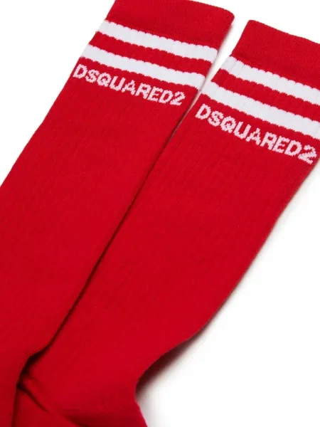 Skarpety dziecięce Dsquared2 czerwone