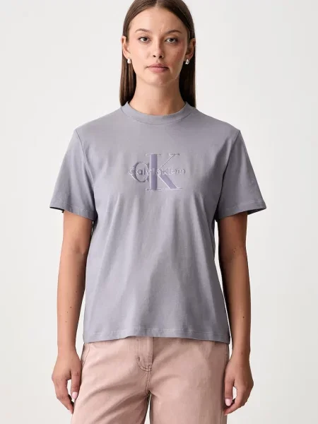 Calvin Klein Jeans majica ženska siva