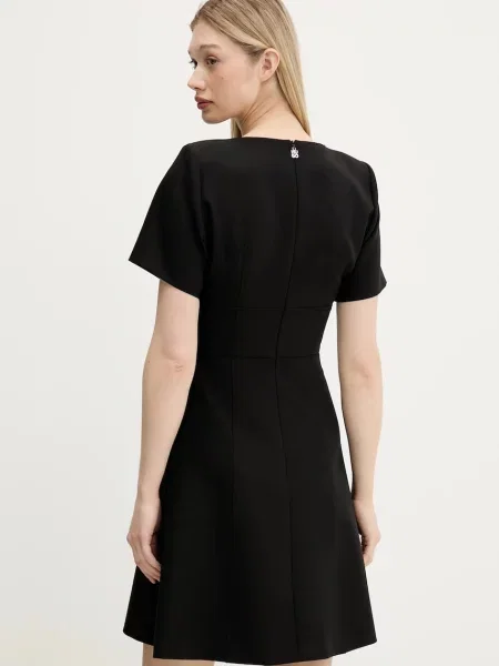 HUGO rochie mini drept negru