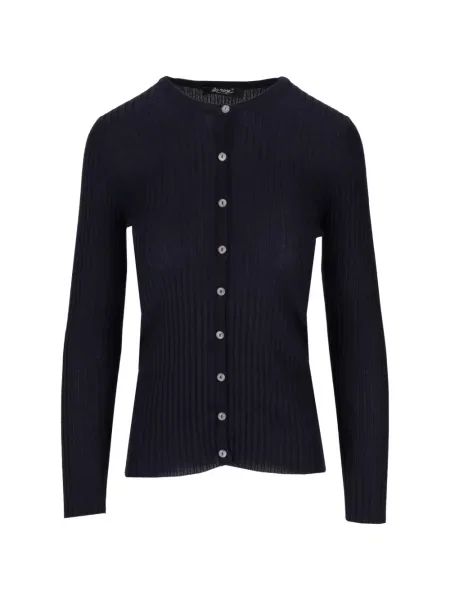 Cardigan La Rose tricotate albastru