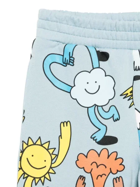 Spodnie dziecięce Stella Mccartney niebieskie