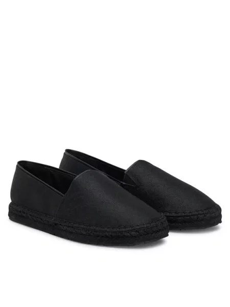 Calvin Klein Espadrilky Flat Espadrille Jacq černá