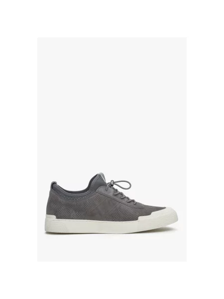 Кеди замшеві сірі