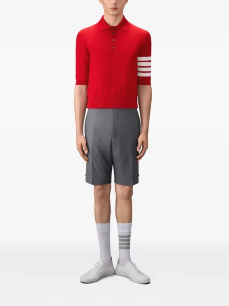 Gyapjú pólóing Thom Browne piros