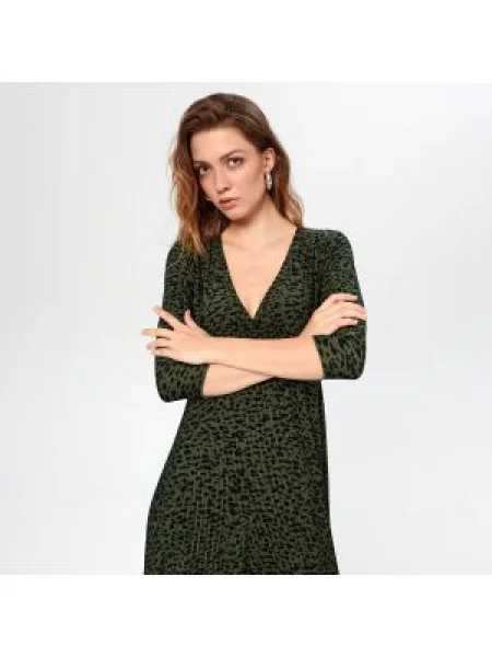 Sinsay Vzorované mini šaty Vícebarevná