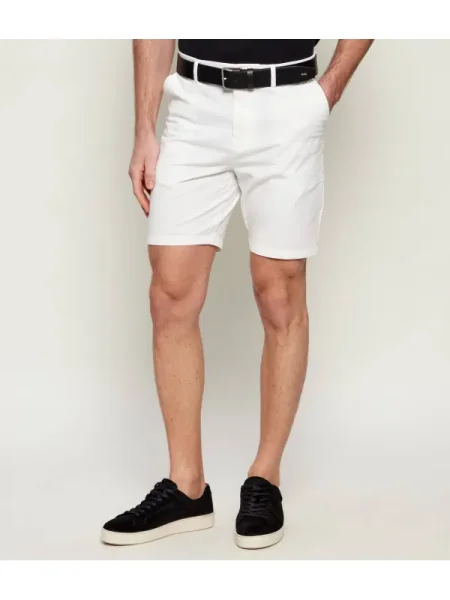 BOSS BLACK Pantaloni scurți | Modern fit alb