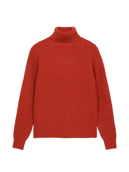 Sweter Fortela pomarańczowy